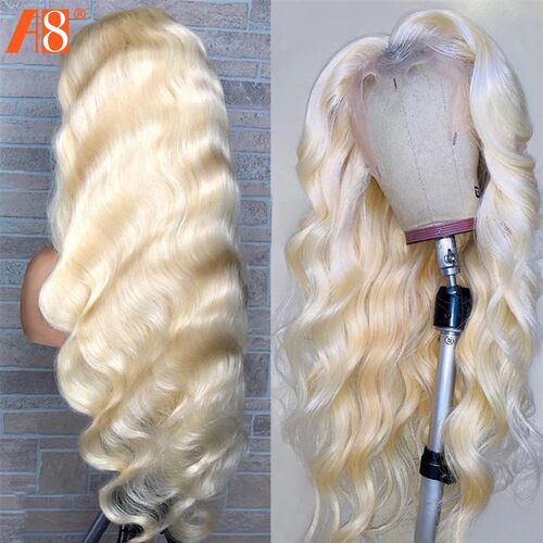 好货613 Blonde 13x4 HD Lace Frontal Wig 180% Transparent 13x