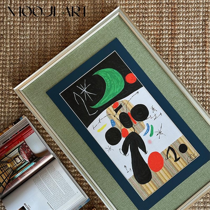 热销浩瀚星辰】木吉当代中古小众艺术装饰画卧室床头挂画客厅沙发