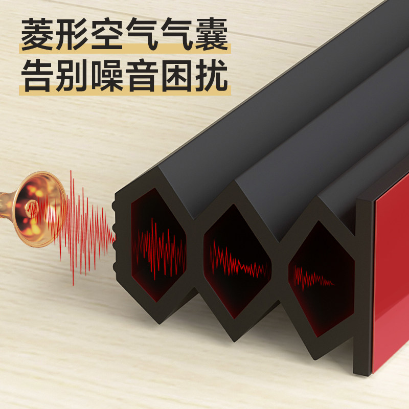 热销防撞静音王力防盗门矽胶自粘条进户门封边门缝密封条窗户隔音