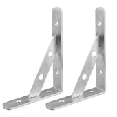 热销三角支架加厚不锈钢承重墙壁层板托墙上置物架三脚托架隔板支