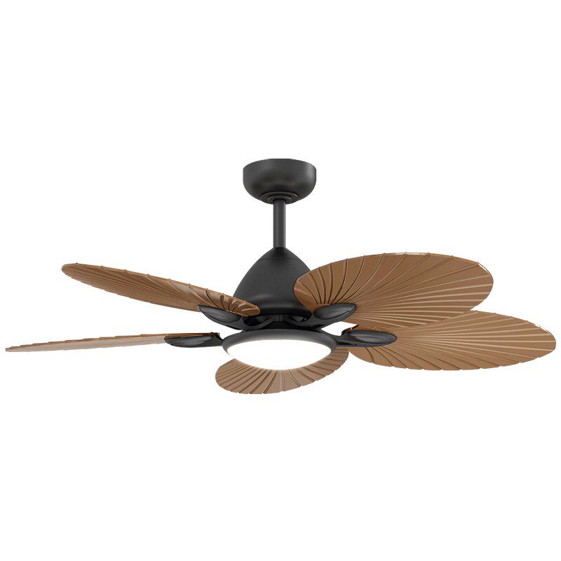 热销法式中古客厅吊扇灯中式饭厅电风扇吊灯全光谱护眼覆古卧室吊