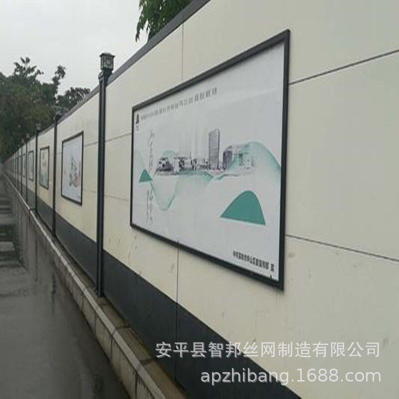 热销新型装配式围挡建筑工程市政钢结构围挡地铁施工围蔽道路围墙