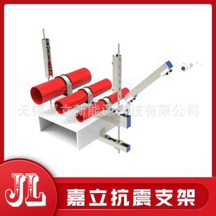 嘉立 抗震成品支架 丝杠杆吊筋方形调节器 连接件电镀锌吊框吊顶