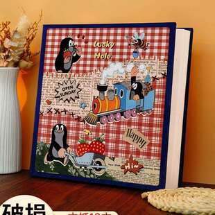 宝宝6寸相册本纪念册儿童横竖混合大容量家庭照片收纳本插页六寸5