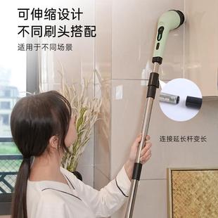 电动多功能清洁刷家用厨房浴室玻璃长短可两用刷手持清洁