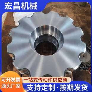 非标大节距单双排工业输送链轮 304不锈钢链轮 机械传动金属齿