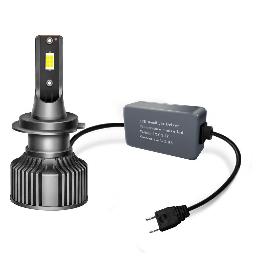 跨境爆款24V货车专用LED大灯宽电压H7 H1 H3 H4 9007 LED车灯泡