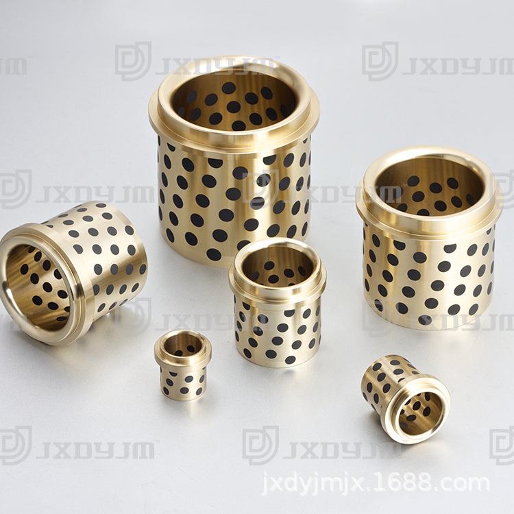 厂家直销石墨铜套，耐磨套，无油轴承，自润滑轴承，压条，复合套