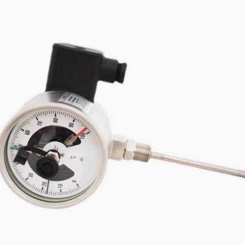 全量程 双金属温度电接点 1.5精度 100mm表盘 测量稳定镀金接点