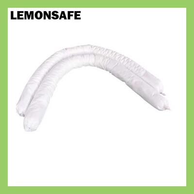 LEMONSAFE白色吸油索工业吸油条水地面拦截吸附棉条OSC01