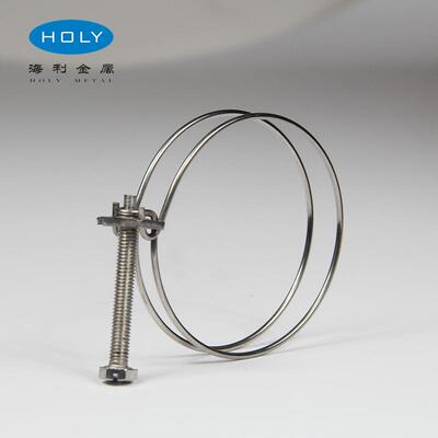 314不锈钢喉箍耐高温抱箍1Cr25ni20Si2高耐腐蚀卡箍 管箍 管卡