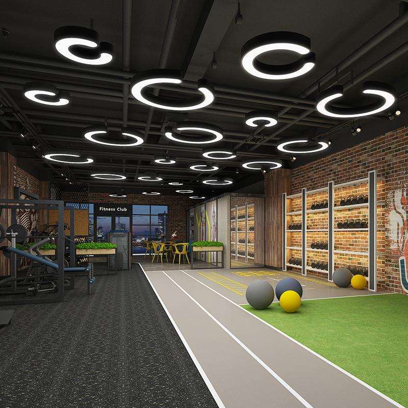 设计师造型灯具创意个性办公室网咖健身房美发服装店铺工业风吊灯