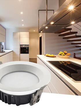 防眩光LED筒灯 高亮度嵌入式贴片筒灯薄款LED天花灯IP44防雾筒灯