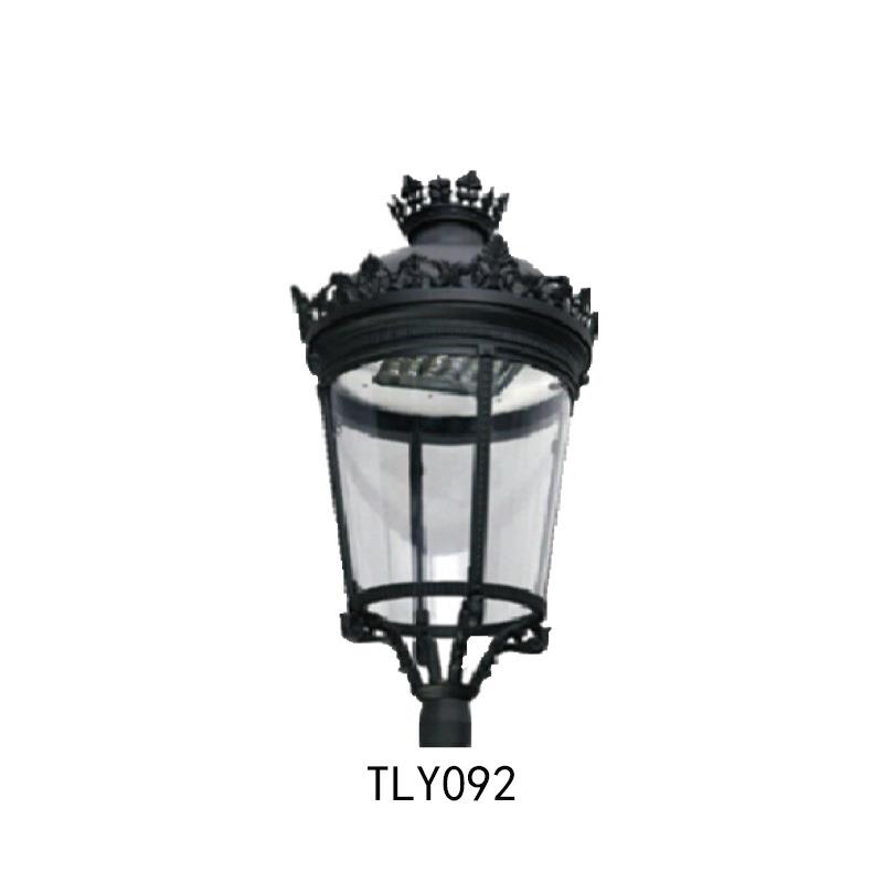 高杆路灯头欧式花园别墅室外复古照明灯铝制景观灯 led庭院灯