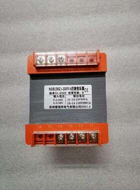 炮塔铣床BK-250VA机床控制变压器380V220V/24V50VA，110V200VA