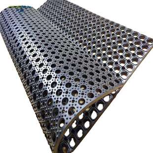 滑雪场冰雕场滑草场止滑橡胶孔垫/带孔草地垫甲板橡胶垫/采精垫J