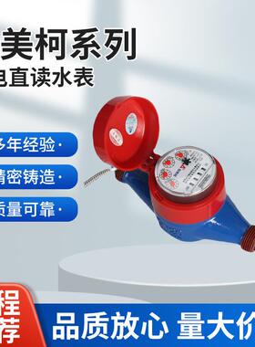 宁波埃美柯智能远传螺纹水表 光电直读接口RS485MBUS端口 LXSY-E