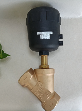 burkert 2000气动角座阀G21/2*2/2常闭,DN65,炮铜阀体原装正品