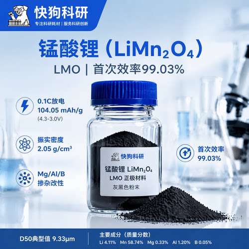 锰酸锂LMO正极材料粉粒度均匀