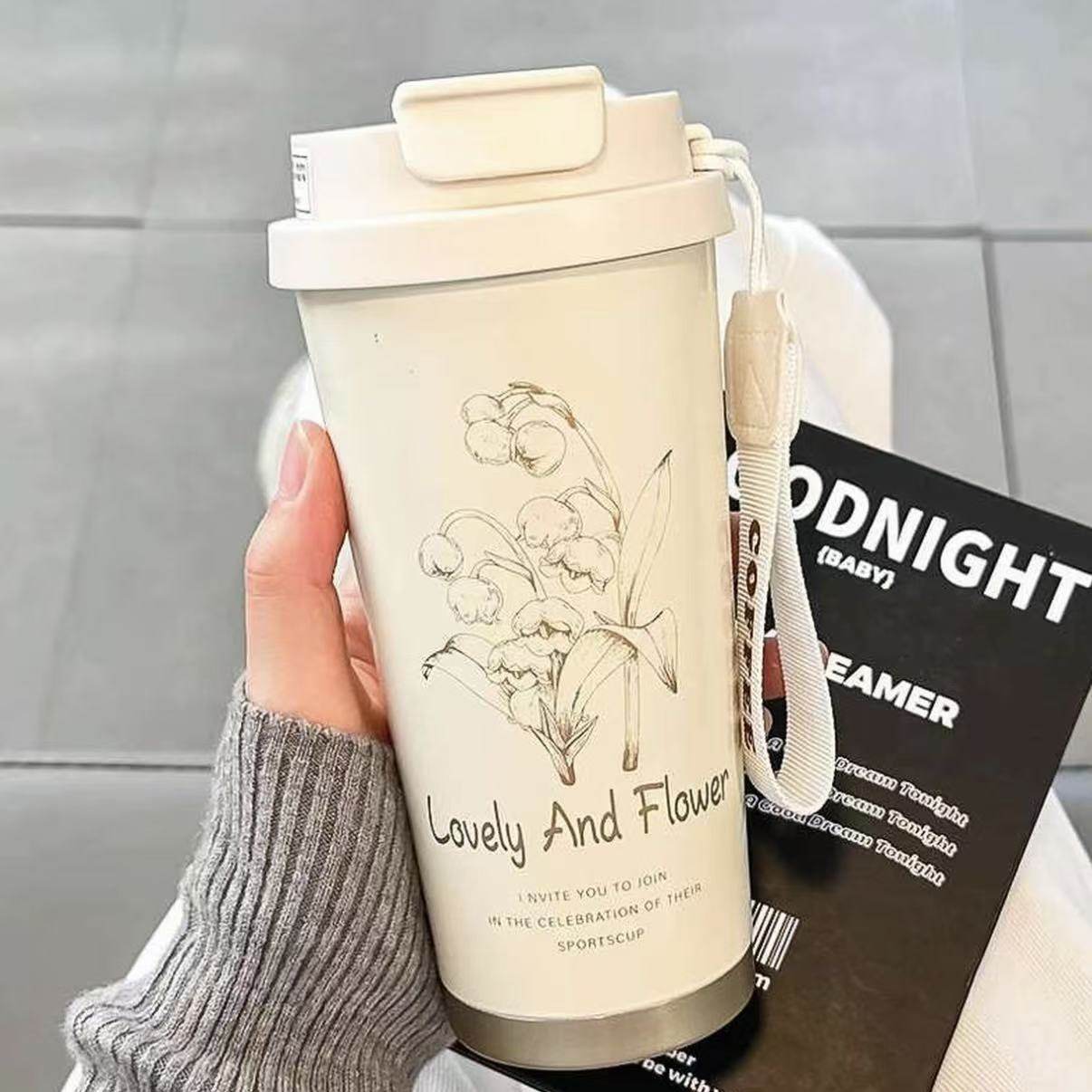 保温杯2025新款女高颜值316不锈钢保温保冷大容量水杯子学生