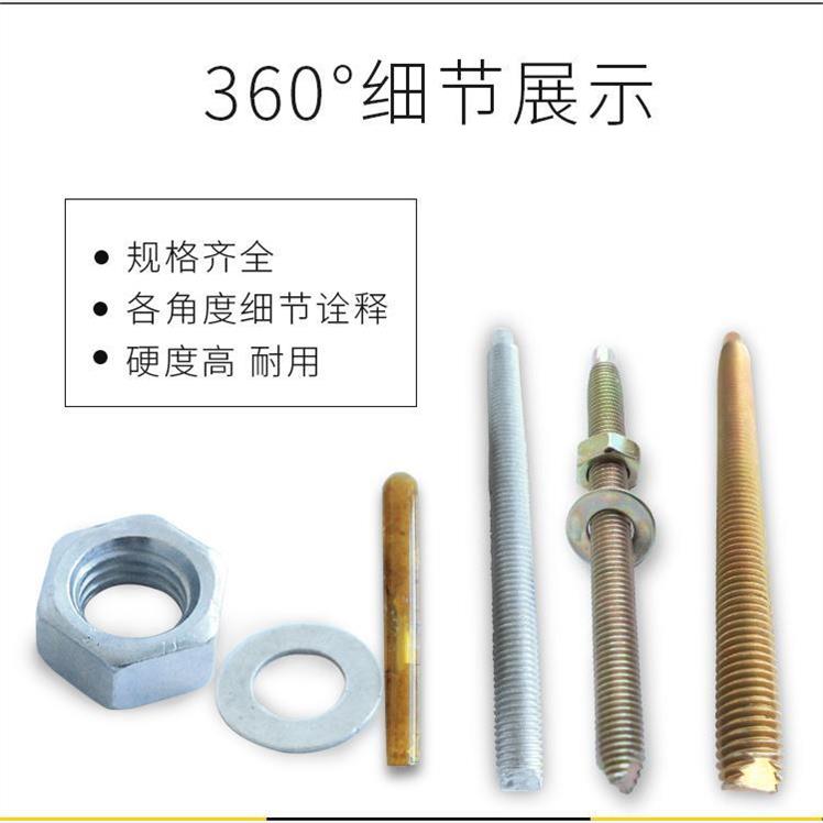 化学锚栓高强度8.8级化学螺栓M8M10M12M14M16M18加长化学膨胀螺丝