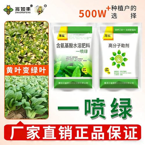 兆如丰黄叶一喷绿壮苗氨基酸水溶