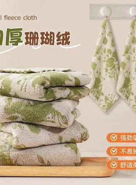 4条家用易清洗盘子加厚洗碗抹布沾油厨房懒人清洁毛巾百洁布吸水