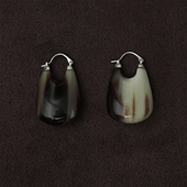 马鞍耳环 OLIO 黑牛角白牛角 WAAG 合作系列 ACETO油醋汁·OUDE