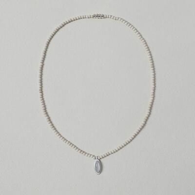 OLIO E ACETO油醋汁 · 白松石玛瑙行星吊坠项链