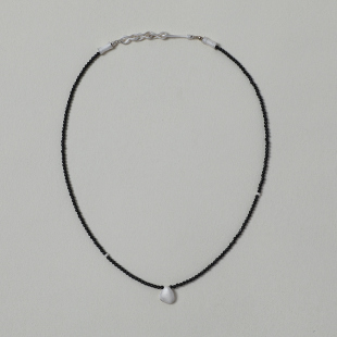 OLIO ACETO蓝砂石纯银贝壳项链