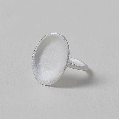 OLIO E ACETO油醋汁 · 纯银圆盘戒指