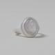 ACETO油醋汁·纯银圆贝戒指 OLIO 白水晶黑曜石蓝纹玛瑙