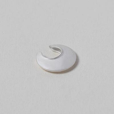 OLIO E ACETO油醋汁·纯银细波纹耳骨夹