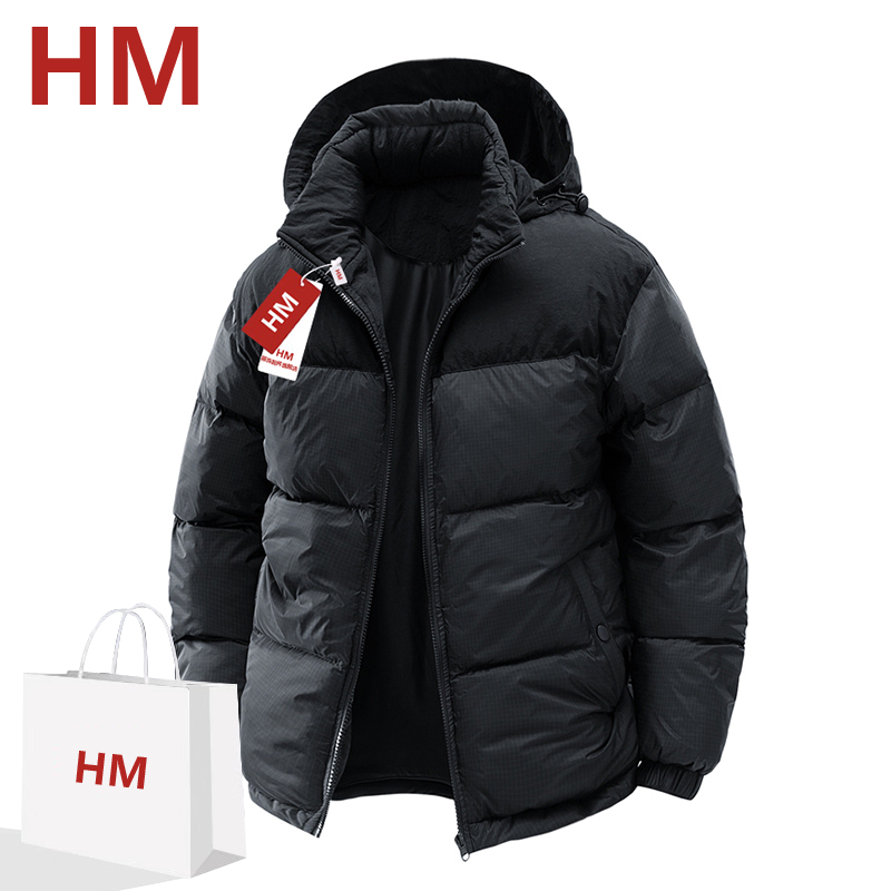 宽松连帽加厚保暖棉袄面包服