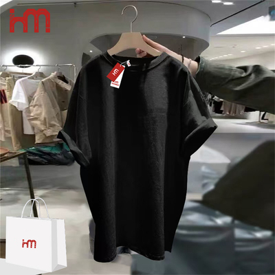 运动旗舰店重磅短袖男纯棉t恤潮牌打底衫男装上衣服情侣体恤