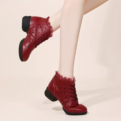 秋季新款舞蹈鞋女成人广场舞鞋