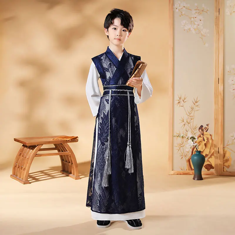 男童唐装汉服春季男孩中国风童装