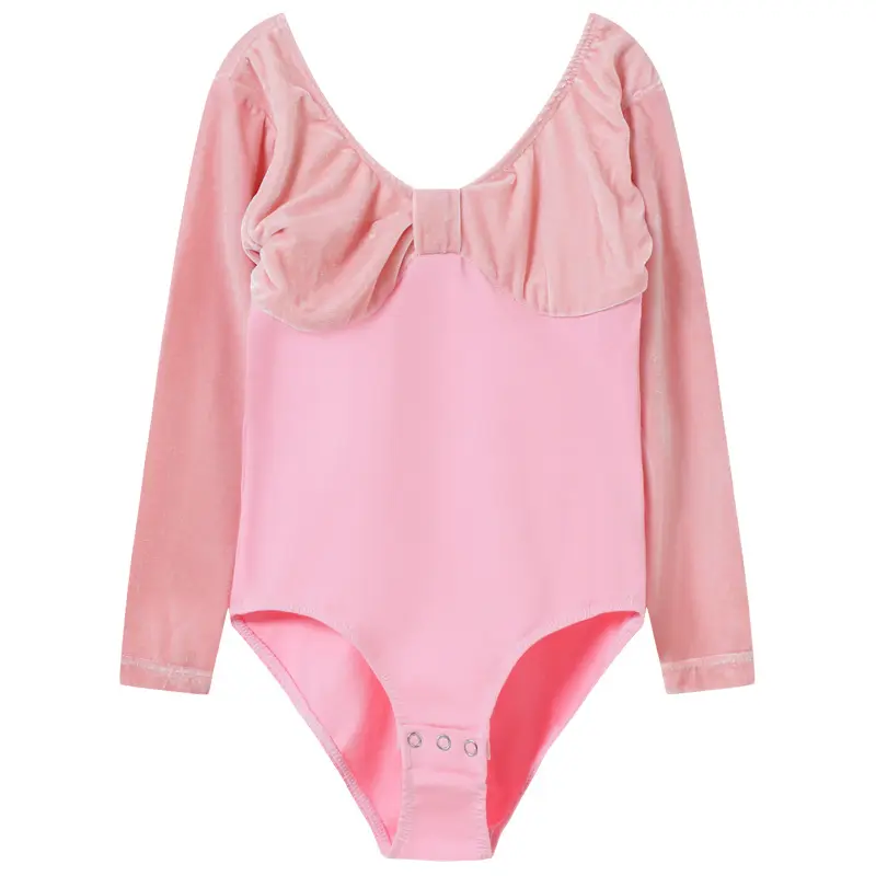儿童舞蹈服练功服女童长袖秋冬