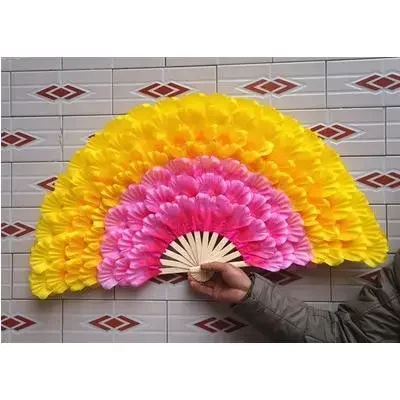 开场舞蹈牡丹花扇大花瓣舞蹈扇