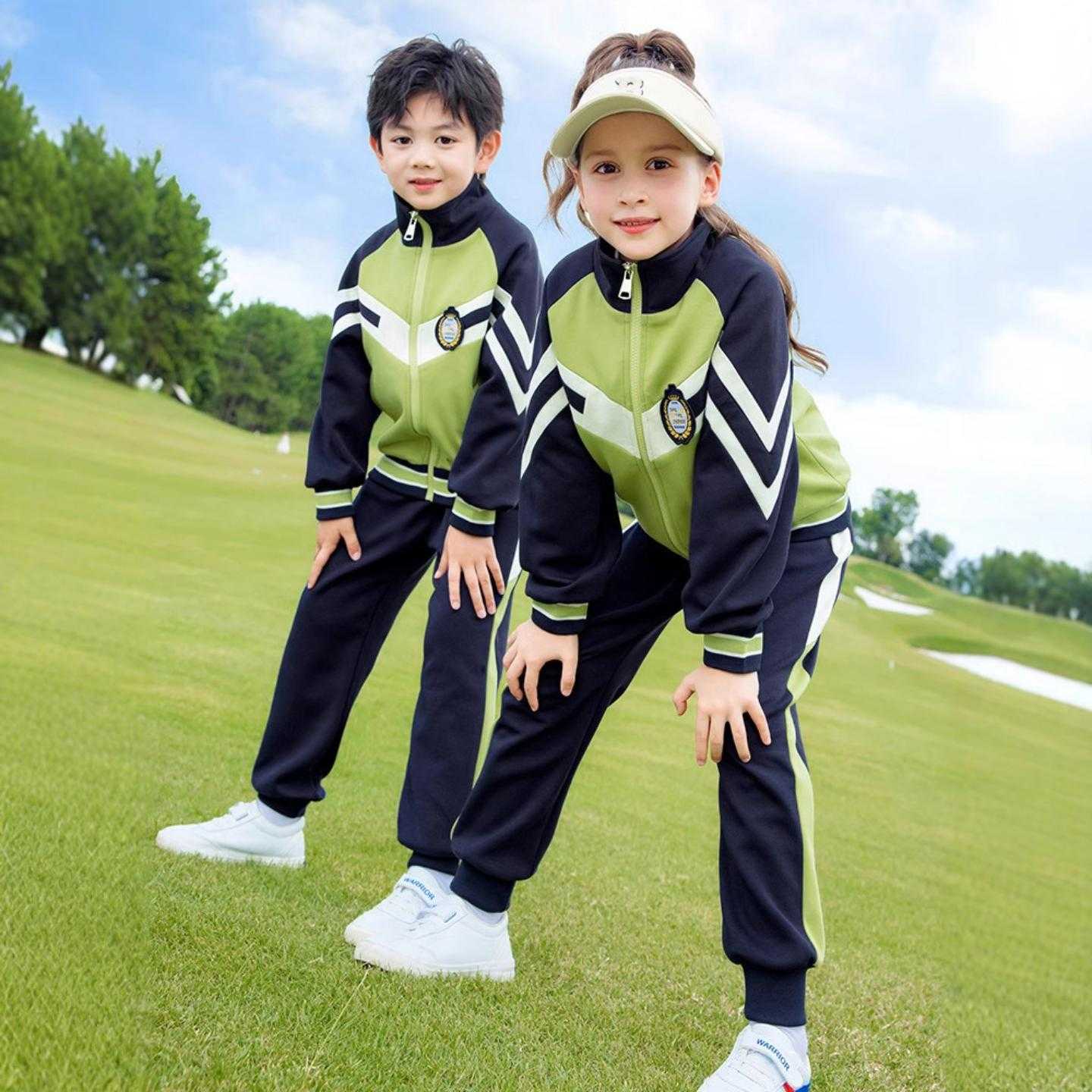 校服小学生春秋运动装三件套