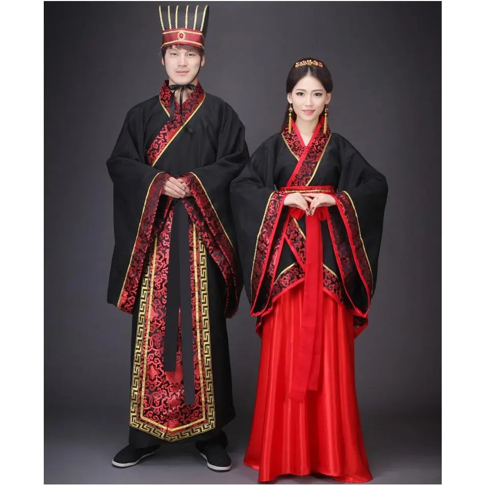 唐装汉服男女婚服情侣国学服饰