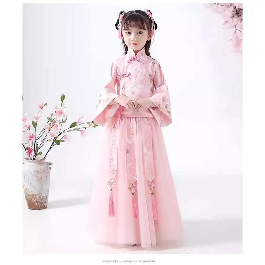 汉服女童高端儿童唐装中国风古装
