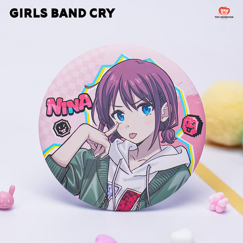 Joyouth正版 GILRS BAND CRY 俏皮私服吧唧立牌 nina东映周边徽章