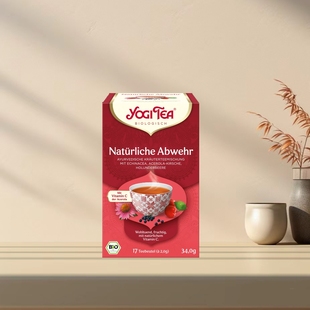「满300包邮」德国Yogi Tea有机自然之愈温和舒缓含维C花草茶34g