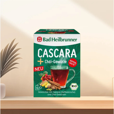 「全场满300包邮」德国发货Bad Heilbrunner有机咖啡果大料茶27g