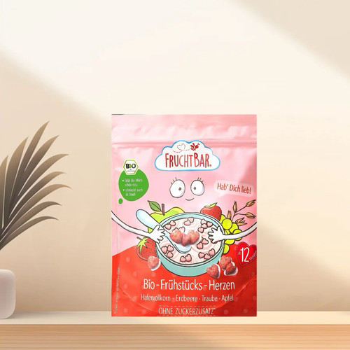 「全场300包邮」德国发货fruchtbar福乐蓓1岁+有机水果燕麦球125g
