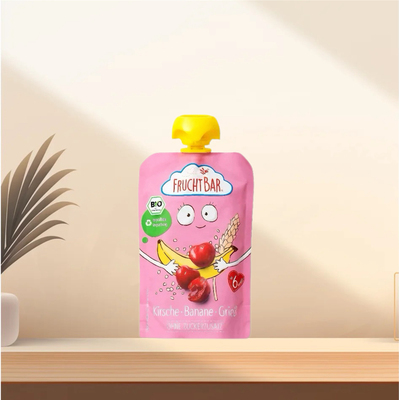 「满300包邮」德国发货fruchtbar6个月+有机樱桃香蕉谷物果泥100g