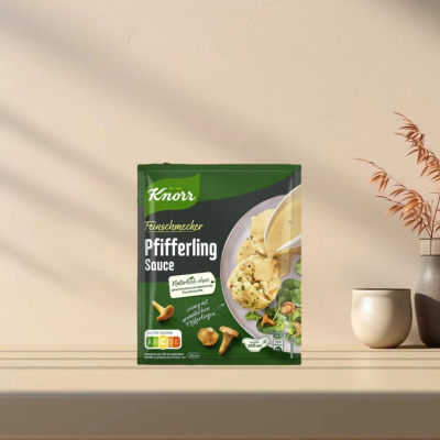 「全场满300包邮」德国发货knorr绵密鸡油菌奶油酱调味料250ml