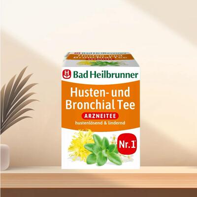 「全场满300包邮」德国发货Bad Heilbrunner消咳茶16g(8袋）