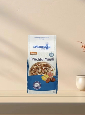 「全场满300包邮」德国发货Spielberger有机demeter水果燕麦500g